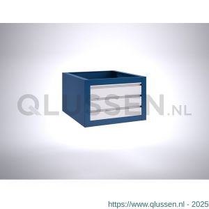 Brakel BLL400.04 ladenblok BL-33 voor BL werktafel 3x lade 100 mm 600x700x400 mm RAL 5009-7035