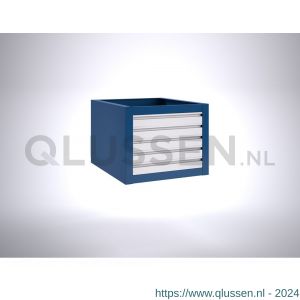 Brakel BLL475.07 ladenblok BL-42 voor BL werktafel 5x lade 75 mm 600x700x475 mm RAL 5009-7035