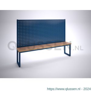 Brakel REP150 werkbank en tafel opstand met perfobord 1500x305x1080 mm RAL 5009