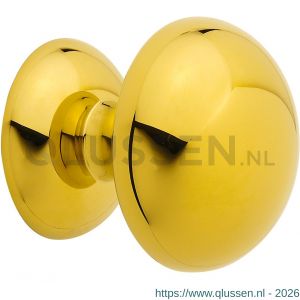 Mandelli1953 0284 deurknop op rozet messing gepolijst TH50284MA0100