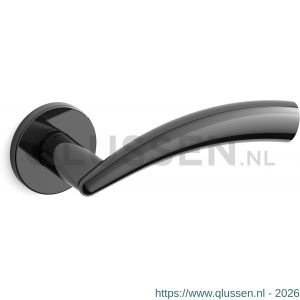Mandelli1953 0771R Nadir deurkruk gatdeel op rozet 51x6 mm rechtswijzend glanzend zwart TH50771ZA0300