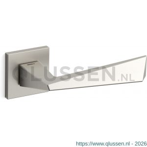 Mandelli1953 1251R Piramid deurkruk gatdeel op rozet 50x50x6 mm rechtswijzend mat nikkel TH51251NA0300