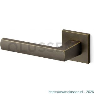 Mandelli1953 1291L Fan deurkruk gatdeel op rozet 50x50x6 mm linkswijzend imperial brons TH51291BB0200
