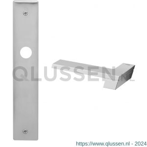 Mandelli1953 1370L BB72 Jet deurkruk gatdeel linkswijzend op langschild 240x40 mm BB72 mat chroom TH51370CA0211