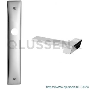 Mandelli1953 1370L Jet deurkruk gatdeel linkswijzend op langschild 240x40 mm blind chroom TH51370CB0200