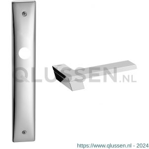 Mandelli1953 1370R Jet deurkruk gatdeel rechtswijzend op langschild 240x40 mm blind chroom TH51370CB0300