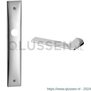 Mandelli1953 1460L Kiri deurkruk gatdeel linkswijzend op langschild 240x40 mm blind chroom TH51460CB0200