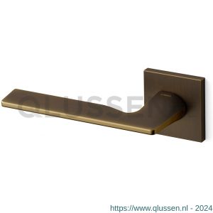 Mandelli1953 1461L Kiri deurkruk gatdeel op rozet 50x50x6 mm linkswijzend mat brons TH51461BD0200