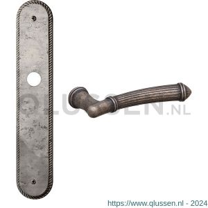 Mandelli1953 1510 Aurora deurkruk op langschild 259x48 mm blind antiek chroom TH51510CC0100