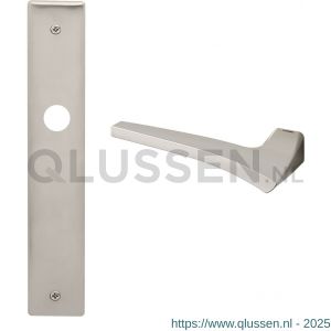 Mandelli1953 1630L BB56 Astrid deurkruk gatdeel linkswijzend op langschild 240x40 mm BB56 mat nikkel TH51630NA0201