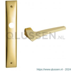 Mandelli1953 1630R BB72 Astrid deurkruk gatdeel rechtswijzend op langschild 240x40 mm BB72 messing gepolijst TH51630MA0311