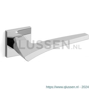 Mandelli1953 1631L Astrid deurkruk gatdeel op rozet 50x50x6 mm linkswijzend chroom TH51631CB0200