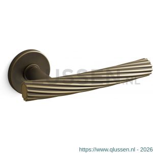 Mandelli1953 1731 Fusilla deurkruk op rozet 51x6 mm mat brons TH51731BD0100