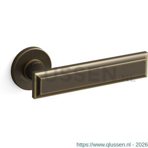Mandelli1953 1741R Kuki deurkruk gatdeel op rozet 50x6 mm rechtswijzend mat brons TH51741BD0300
