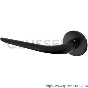 Mandelli1953 1971L Coupe deurkruk gatdeel op rozet 51x6 mm linkswijzend mat zwart TH51971ZB0200