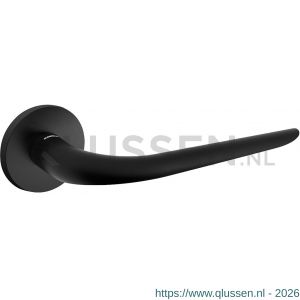 Mandelli1953 1971R Coupe deurkruk gatdeel op rozet 51x6 mm rechtswijzend mat zwart TH51971ZB0300