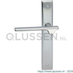 Mandelli1953 3190L BB56 Ara deurkruk gatdeel linkswijzend op langschild 240x40 mm BB56 mat chroom-chroom TH53190CA-CB0201