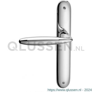 Mandelli1953 460L Totem deurkruk gatdeel linkswijzend op langschild blind chrome-mat chroom TH50460CB-CA0200