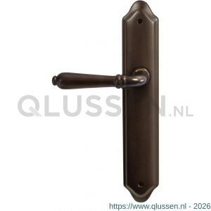 Mandelli1953 530L PC92 Sevilla deurkruk gatdeel linkswijzend op langschild 260x47 mm PC92 antiek brons TH50530BA0262