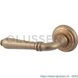 Mandelli1953 531L Sevilla deurkruk gatdeel linkswijzend op rozet 51x12 mm messing getrommeld TH50531MC0200