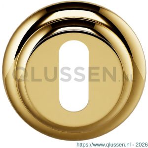 Mandelli1953 651/B sleutelrozet rond 51x6 mm messing ongelakt TH50651MB0901