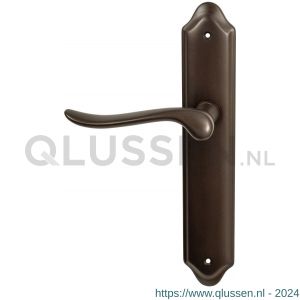 Mandelli1953 690L BB72 Rondo deurkruk gatdeel linkswijzend op langschild 260x47 mm BB72 antiek brons TH50690BA0211