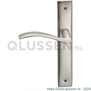 Mandelli1953 710L BB72 Zen deurkruk gatdeel linkswijzend op langschild 240x40 mm BB72 mat nikkel TH50710NA0211