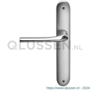 Mandelli1953 720L BB56 Filo deurkruk gatdeel linkswijzend op langschild 238x40 mm BB56 mat chroom-chrome TH50720CA-CB0201