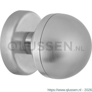Mandelli1953 0854 voordeurknop 70 mm op rozet vast chroom-mat chroom TH50854CB-CA0400