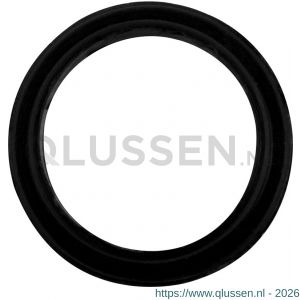 GPF Bouwbeslag AG0140.60 krukring zwart dun voor toiletstift met schild GPF bouwbeslag zwart AG0140.60