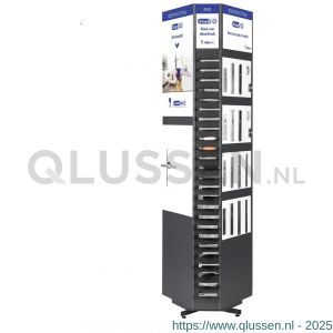 GPF Bouwbeslag ARVI95100010 verkoopdisplay GPF CombiVari RVS THREE antraciet ARVI95100010