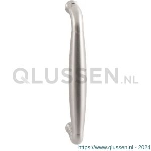 GPF Bouwbeslag RVS 4946.09A Ika deurgreep gebogen 130x60/114 mm RVS geborsteld met enkel- en dubbelzijdige bevestiging GPF49460900A