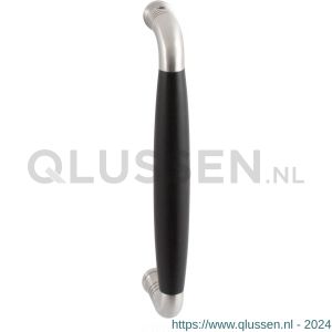 GPF Bouwbeslag RVS 4931.09C Ika deurgreep gebogen 207x63/191 mm RVS geborsteld-ebben met enkel- en dubbelzijdige bevestiging GPF4 9310900C