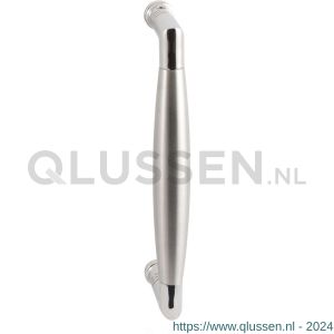 GPF Bouwbeslag RVS 4915.49A Ika deurgreep haaks 130x60/114 mm RVS gepolijst-RVS geborsteld met enkel- en dubbelzijdige bevestiging GPF4 9154900A