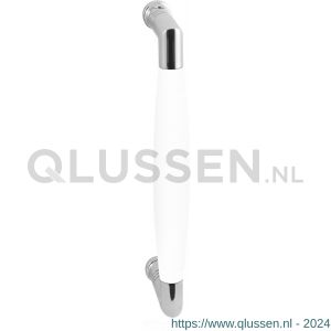 GPF Bouwbeslag RVS 4925.49A Ika deurgreep haaks 130x60/114 mm RVS gepolijst-wit met enkel- en dubbelzijdige bevestiging GPF4 9254900A