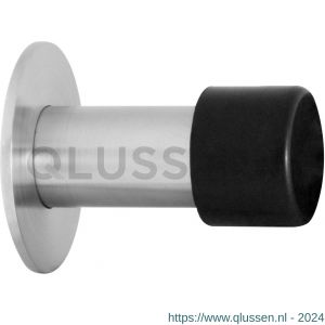 GPF Bouwbeslag RVS 0733.09 deurstopper rond 60x22/50 mm RVS geborsteld GPF073309000