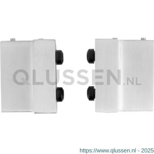 GPF Bouwbeslag RVS 0580.09 deurstopper recht voor schuifdeursysteem RVS RVS geborsteld GPF058009000