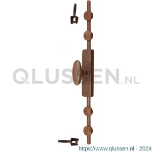 Utensil Legno FM013 espagnolet 2 stangen 1100 mm met toebehoor roest TH7001371100