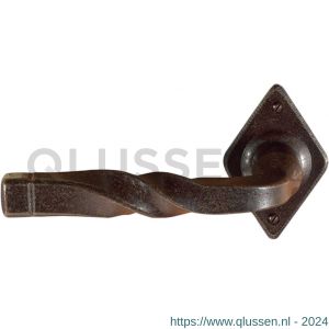 Utensil Legno FM027L M RSB deurkurk gatdeel op rozet 70x45 mm met veer gepatenteerd systeem linkswijzend roest TH700277M200