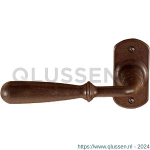 Utensil Legno FM031L/R STR RSB deurkurk gatdeel op rozet 68x33 mm ovaal links-rechtswijzend roest TH70031702S0