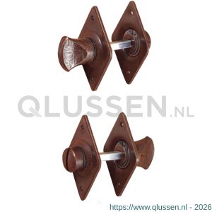 Utensil Legno FM306 toiletgarnituur Rombo piana 45x70 mm roest TH7030670109