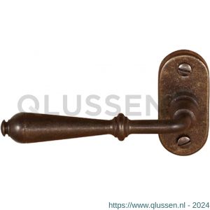 Utensil Legno FM311L M-STR RSB deurkurk gatdeel op rozet 72x34 mm ovaal met veer linkswijzend roest TH703117M2S0