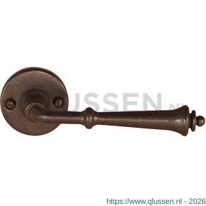 Utensil Legno FM316R M RSB deurkurk gatdeel op rozet 50x50 mm met veer rechtswijzend roest TH703167M300