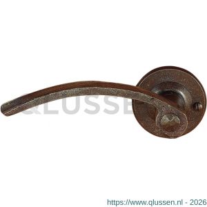 Utensil Legno FM366L M RSB deurkurk gatdeel op rozet 50x50 mm met veer gepatenteerd systeem linkswijzend roest TH703667M200