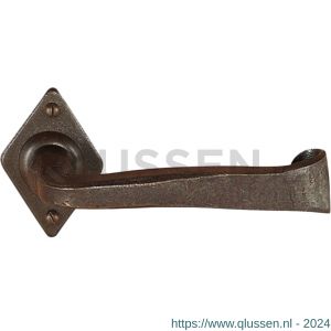 Utensil Legno FM376L M RSB deurkurk gatdeel op rozet 70x45 mm met veer gepatenteerd systeem linkswijzend roest TH703767M200