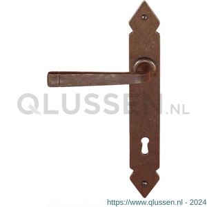 Utensil Legno FM378L/R BB56 deurkruk gatdeel op schild 245x35 mm BB56 links-rechtswijzend roest TH7037870201