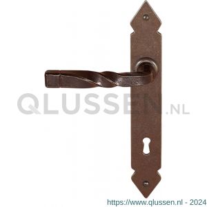 Utensil Legno FM379L/R BB56 deurkruk gatdeel op schild 245x35 mm BB56 links-rechtswijzend roest TH7037970201