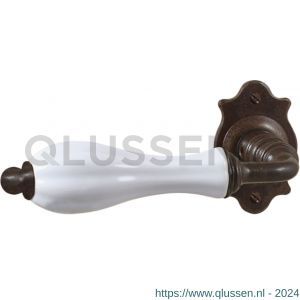 Utensil Legno FM383L M RSB deurkurk gatdeel op rozet 65x40 mm met veer gepatenteerd systeem linkswijzend roest-porselein TH703837M200