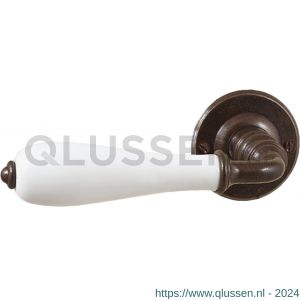 Utensil Legno FM385L M RSB deurkurk gatdeel op rozet 50x50 mm met veer gepatenteerd systeem linkswijzend roest-porselein TH703857M200