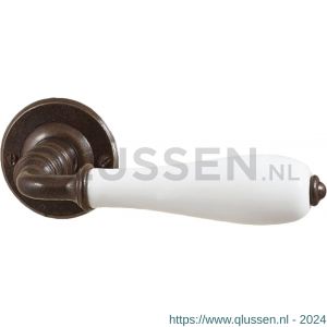 Utensil Legno FM385R M RSB deurkurk gatdeel op rozet 50x50 mm met veer gepatenteerd systeem rechtswijzend roest-porselein TH703857M300